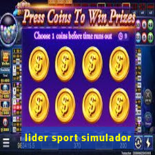 lider sport simulador